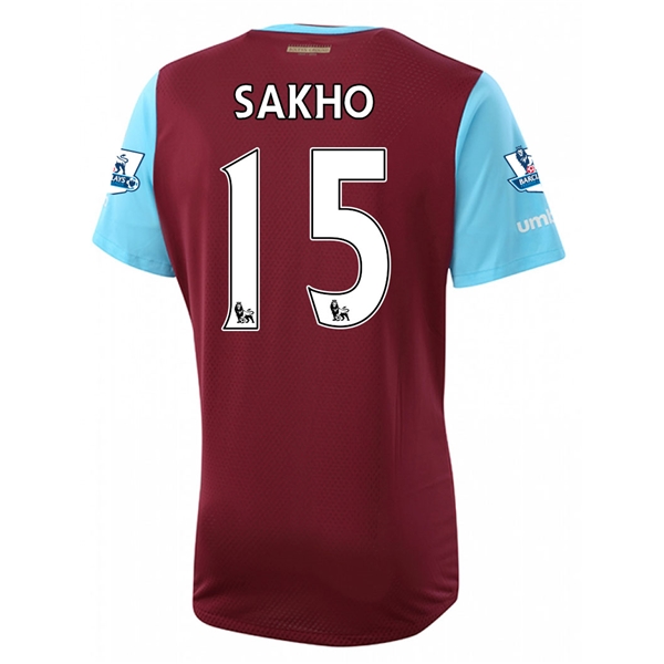 West Ham 2015-16 SAKHO #15 Home Soccer Jersey
